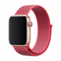 Devia Deluxe Series Red Nylon Strap Apple Watch 38/40mm (Series 1/2/3/4/5/6/SE)