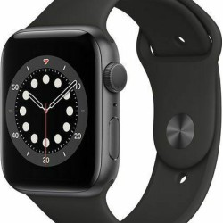 Apple Watch Series 6 GPS 44mm Space Grey Aluminum with Black Sport Band EU