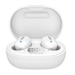 Aiwa EarBuds EBTW-150WT In-ear Bluetooth Handsfree with Memory Foam White EU