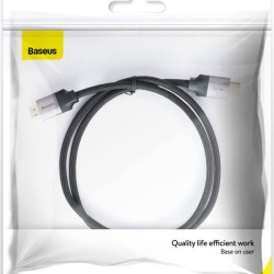 Baseus HDMI Video Cable 2m Dark Gray 2.0 Braided Cable HDMI male to HDMI male (CAKSX-C0G)
