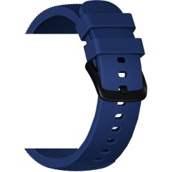 Devia Deluxe Sport Λουράκι Σιλικόνης 20mm - Μπλε για Samsung Galaxy Watch 4 R860/R870/R880/R890/ (42mm)/Active 2 R830 (40mm) – Xiaomi Amazfit GTS|GTS 2|2e| GTS 4(43mm)/GTR (42mm) - Huawei Watch 2 (Sport)/GT 2 (42mm) - Garmin Forerunner 55/245 (42mm)