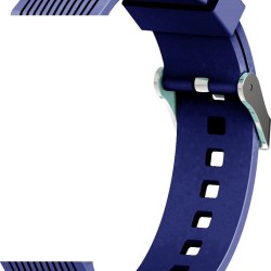 Devia Deluxe Sport Silicon Strap 22mm Dark Blue for Samsung Galaxy Watch R800 (46mm)/Active 3 R840 (45mm) - Huawei Watch 3 Pro|GT|GT 2| GT 3GT | 2 Pro|GT 2E|Active /Honor Magic/Magic 2/GS Pro/Watch 2 Classic - Xiaomi Amazfit GTR (47mm)/GTR2/GTR2e/GTR 3