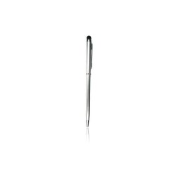 Stylus Normal Pen and Touch Pen Silver, 2 in 1