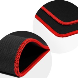 Gaming MousePad Black-Red Stitching (300x240x3mm)
