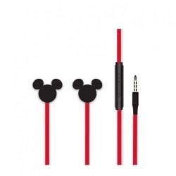 Disney Mickey Matt Head 3D Earphones Handsfree Black 3.5mm 