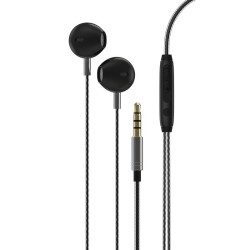 Devia Metal In-Ear Earphones Black With Remote And Mic (3,5mm)