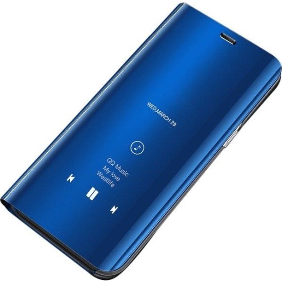 Smart Clear View Case for Huawei P40 Lite E / Huawei Y7P Blue Smart Clear View Case for Huawei P40 Lite E / Huawei Y7P Blue