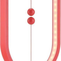 Allocacoc Heng Balance Plastic Lamp Ellipse Red