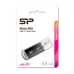 Silicon Power USB Flash B02 Black 64GB USB 3.2 Gen1
