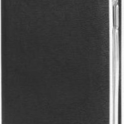 Luna Book Black - Silver for Huawei P40 Lite