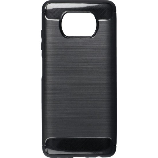 Forcell Carbon Case Black for Xiaomi Poco X3 NFC / X3 Pro