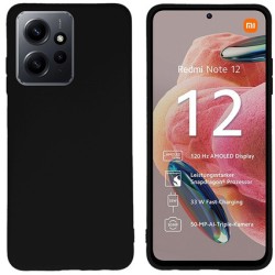 Matt TPU Silicon Case Black for Xiaomi Redmi Note 12 4G 