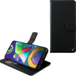 Volte-Tel Allure Magnet Book Clip Black Case for Samsung Galaxy M21 (M215) - 6.4''
