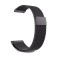 Replacement Magnetic Metal Strap 20mm, Black for Samsung Galaxy Watch 4 R860/R870/R880/R890/R810 (42mm)/Active 2 R830 (40mm) – Xiaomi Amazfit GTS|GTS 2|2e (43mm)/GTR (42mm) - Huawei Watch 2 (Sport)/GT 2 (42mm) - Garmin Forerunner 55/245 Music (42mm)