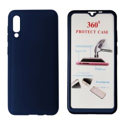 Phone Case Body 360° Blue for Xiaomi Mi 9 Lite with Tempered Glass - POWERTECH - 6.39''